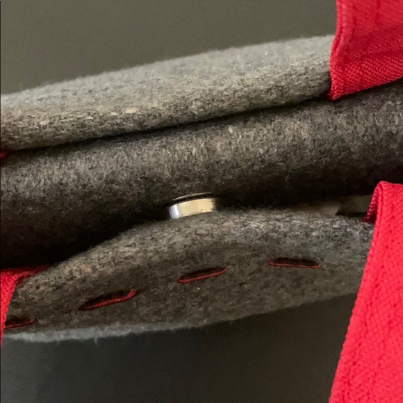 Grey Felt Mini Handbag - Picture 5 of 7